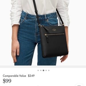 Kate Spade Black Nylon Crossbody Bag